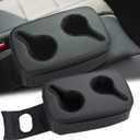 MARCHFA Automotive Cup Holders Tray Car Drink Holder SUV Back Seat Organizer Accessories Couch Cup Holder Tray Pillow Small (Reverse Direction Cup Holder)