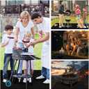 Thmins 100x51 Inches Extra Large Grill Mat for Outdoor Grill - Fireproof Deck and Patio Protector, Waterproof and Oil-Proof Barbecue Grill Mat