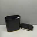 ELPHECO Black Bathroom Trash Can with Lid 2 Gallon Sensor Trash Bin, Automatic Narrow Garbage Can, Waterproof Smart Trash Can, Slim Motion Sensor Waste Bins for Bathroom, Living Room, Office