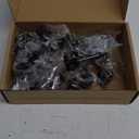 Ravinte 25 Pack Drawer Pulls 1-1/4 Inch Kitchen Cabinet Knobs Solid Round Dresser Drawer Knobs Matte Black Dresser Knobs Drawer Knobs Simple Cabinet Hardware for Cupboard Drawer Pulls