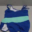 MOMOOD Maternity Two Piece Swimsuit High Waisted Strappy Bikini Set Bathing Suit.XL