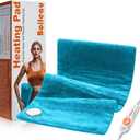 Boileau Electric Heating Pad for Back Pain Relief, 12"x24" XL Large and 3 Heating Levels Heat Pad for Cramps, Auto Shut Off and Machine Washable, Gifts for Men and Women, Blue