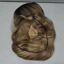 Vomella Dirty Blonde Wig with Bangs 26 Inch Long Curly Wavy Wigs for Women Natural Looking Synthetic Heat Resistant Wig for Daily Party Use