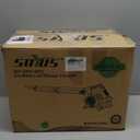 Cordless Leaf Blower & Vacuum SOYUS 3in1 Leaf Vacuum Mulcher 40V 360CFM 5 Speeds Brushless Battery Operated Leaf Blower for Lawn Care with 45L Bag 2 x 4.0Ah Battery and Charger Included