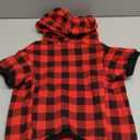 Dog Hoodie Sweater Red Buffalo Plaid Pet Clothes Warm and Soft Breathable Cozy Pet Hoodies for Large Dogs Dog Sweaters for Extra Large Dogs with Pocket (XL)