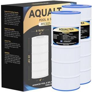 AQUALTRA Pool Filter Cartridge Compatible with C1200, PA120, CX1200RE, C-8412, FC-1293, 120 sq. ft., 23 1/4" x 8 15/16" 2 Pack
