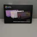 Typewriter Style Mechanical Gaming Keyboard RGB Backlit Wired with Blue Switch Retro Round Keycap 104 Keys Keyboard Compatible with Laptops/Chromebook/Desktop (Black 104 Keys RGB)