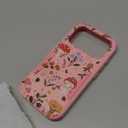 for iPhone 17 Pro Case for Women - Cute Girls Girly Phone Cover Cool Aesthetic Unique Design Teen Mushroom Flower Heavy Duty Protective Shockproof Military Grade Funda for iPhone 17 Pro