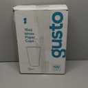GUSTO [12 oz. - 50 Count Clear Plastic Cups With Dome Lids - Perfect for Smoothies, Milkshakes, and To-Go Beverages (Formerly Comfy Package)