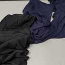 FULLSOFT Buttery Soft Leggings for Women - High Waisted Tummy Control No See Through Workout Yoga Cycling Tights Pants (Small-Medium, 01-black,navy Blue(2 Pack))