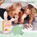 Turtle Microwavable Cute Heating Pad for Period Cramp Relief Menstruation Valentines Day Gifts for Women, Girlfriend - Cozy Turtle Plush Heated Stuffed Animal (Green)-8 (Small)