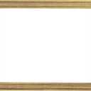 Imperial Frames Piccadilly Collection 11x14" - Single Frame for 1/2" Canvas, Paper and Panels, Museum Quality Wooden Antique Frame, Does not include glass or backing (Gold)