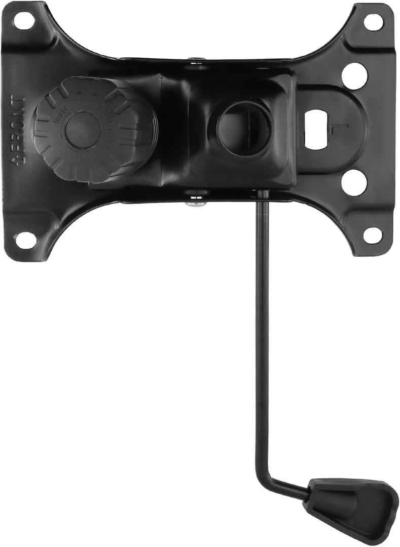 Wealrit Office Chair Tilt Base, Heavy Duty Control Lift Mechanism Black Swivel Base Plate 8.3" x 5.1" Mouting Holes Dimension Office Chair Parts Replacement