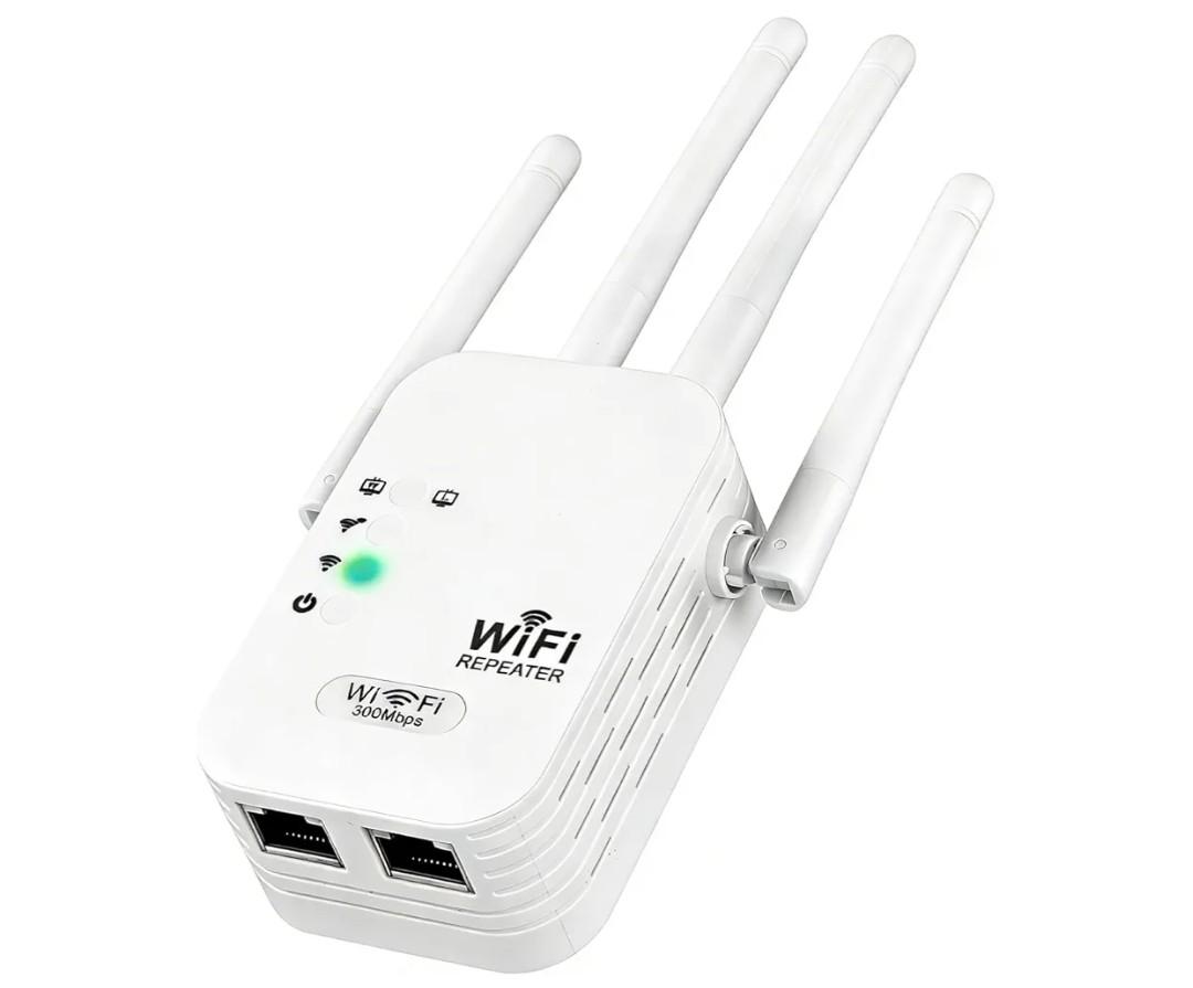 WiFi Extender Signal Booster for Home, 9800sq.ft Wireless Internet Repeater, Long Range WiFi Booster and Signal Amplifier w/Ethernet Port, WiFi Router Extender Support 99% Devices, 1-Tap Setup