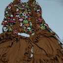 Girls Hippie Costume 60s 70s Outfits Halloween Party Dress Up, M