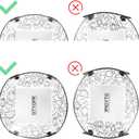 Collapsible Bowl Set of 12 Pieces, Portable Food Grade Camping Plates Tableware, Plastic Folding Bowls For Outdoor Family Travel Picnic(6.8 * 6.8 * 1.5in)