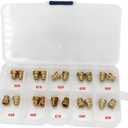 KIPA 20Pcs Carburetor Main Jet Assortment kit for Style AED Barry Grant Quick Fuel Demon Avenger Carburetor 1/4"-32 UNF Unified Fine Thread 2Pcs Per 60# 61# 62# 63# 64# 65# 66# 67# 68# 69#