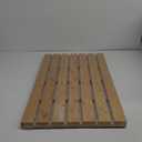 Domax Wooden Bamboo Bath Shower Mat- Non-Slip Waterproof Large Bathroom Floor Mat for Indoor Outdoor (Natural, 31.3 x 18.1 x 1.5 Inches)