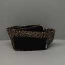 LEXSION Felt Purse Bag Organizer Insert with zipper Bag Tote Shaper Fit Speedy Neverful PM MM (Medium)