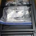 WLIVE Dresser with 4 Drawers, Fabric Storage Tower, Organizer Unit for Bedroom, Hallway, Entryway, Closets, Sturdy Steel Frame, Wood Top, Easy Pull Handle, Rustic Brown Wood Grain Print