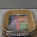 Air Fryer Liners for Ninja Crispi, Airfryer Liners Set of 250PCS for Ninja Crispy Air Fryer Paper Liners, Ninja Crispi Accessories for Ninja Crispi 4-in-1 Portable Glass Air Fryer Cooking System