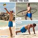 Kanu Surf Mens 5 Adventure Mens Swim Trunks  UPF 50+ Quick-Dry Bathing Suit Shorts with Pockets & Compression Liner (Blue, XXXL)