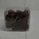 XmasExp 36PCS Velvet Christmas Ornaments Set Mixed Flocked Balls Ornaments Shatterproof Christmas Tree Decorations for Holiday, Party, Home(Brown)