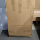 KSIIA Orthopedic Dog Bed Extra Large Dog Bed with Removable Machine Washable Cover Waterproof Crate Pad with Egg Crate Foam and Non-Slip Bottom, 47x29 Inch, Light Gray