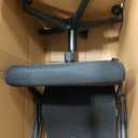COMHOMA Office Chair with Flip-up Armrests Ergonomic Computer Desk Chair with Adaptive Lumbar Support & Breathable Mesh, Black, Large