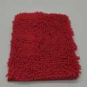 BOANKODU Bathroom Rugs 15x23, Extra Soft Absorbent Chenille Bath Rugs, PVC Backing Quick Dry, Machine Washable Bath Mats for Bathroom Floor, Tub and Shower, Home Decor Accessories, Red