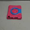 Amazon Fire 7 Tablet Case for Kids(12th Generation, 2022 Release), Not for iPad TCL Nokia 7, Lightweight Shockproof Kidsfriendly Fire 7 Kids Tablet Case with Handle Stand -Pink