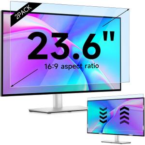 IPROKKO 2 Pack 23.6 Inch Blue Light Screen Protector for 16:9 Monitor