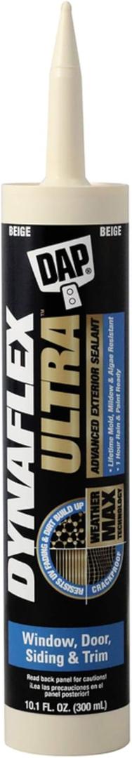 DAP Beige 7079818213 DYNAFLEX Ultra 10.1 Oz Raw Building Material, 10.1 Fl Oz