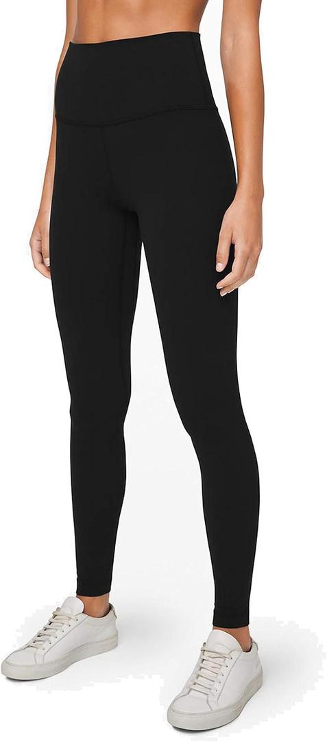 Lululemon Align Full Length Yoga Pants - High-Waisted Design, 28 Inch Inseam (Black)
