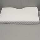 Derila Cervical Queen Size Pillow for Sleeping - Support Pillow for Side, Back, Stomach Sleepers - Contour Best Bed Pillows for Sleeping (1 Pillow | White)
