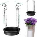 Adjustable Planter Inserts for Large Pots, Made of Thickened PP Material. They Can Be Used as a Substitute for Plant Risers for Inside Pots. Used to Reduce Soil Filling (2, small size for 10"-16")