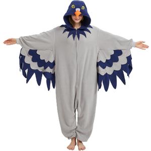 YUTCOTC Adult Pigeon Costume, Animal Birds Onesie, Pajamas for Christmas & Halloween, Mediu