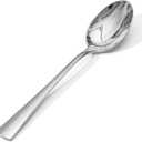 KINGSTONE 4 Piece Dinner Spoon Set, 18/10 Stainless Steel Spoons, Silver Food Grade Table spoons of 4, Metal Spoons for Home, Kitchen, Weddings, Parties or Restaurant, Dishwasher Safe-8.15inches