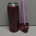 Owala FreeSip Insulated Stainless Steel Water Bottle with Straw, BPA-Free Sports Water Bottle, Great for Travel, 32 Oz, Black Cherry