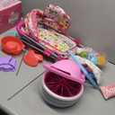 Baby Doll Stroller Toys Set with 12.5" Baby Doll,Dining Chair,Quilt Pillow,24 PCS Doll Accessories and 2 Sets Doll Clothes,Baby Stroller Toys for Girls Toddlers 3-5 4-6 5-7 Gifts for Pretend Play