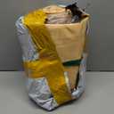 Clear Vinyl Curtains for Patio Enclosure, 23oz Heavy Duty Waterproof Anti-UV and Tear-Resistant Tarpaulin with Grommets, Weatherproof Panels for Porch, Pergola, Gazebo, Balcony, Outdoor (Khaki)