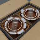 LE TAUCI French Onion Soup Bowls with Lid, 22 Oz French Onion Soup Crocks Oven Safe Ceramic Soup Bowls with Handles for Soup, Chili, Beef Stew, Cereal, Pot Pies, Set of 4