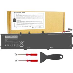 Fancy Buying 97Wh 6GTPY Laptop Battery for Dell XPS 15 9550 9560 9570 7590 Inspiron 15 7500 7501 7590 7591 Vostro 7500 7590 i7-7700HQ 5D91C GPM03 4GVGH 1P6KD 5XJ28 5D91C 5041C D1545 D1645 D1745