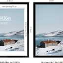 24x36 Picture Frame Set of 5, Black Poster Frame, Display Pictures 20 x 30 with Mat or 24 x 36 Without Mat for Horizontal or Vertical Wall Mounting, Wall Gallery Frame for Artwork, 24x36-5PACK