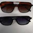 Retro Aviator Sunglasses for Women Men:Polarized Trendy Rectangle Womens Mens Shades Sun Glasses