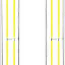 11.8IN 1000LM 5000K Daylight White Light Bulbs E26 Base, T10 T9 Edison Bulbs Dimmable 8W, AC 120V 100 Watt Equal Filament Bulb, Vintage Clear Glass Long Tubular LED Bulb, UL Certified - 2Pack