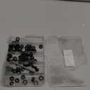 Cnsodo15 177 Pcs Fairing Bolt Kit Fastener Clip Screws Metal Black For Ducati 1098-2007-2008 2010