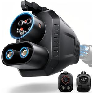 Zanch 2025 Upgrade NACS to CCS Adapter for Tesla Supercharger, [Ultra-Low Power Loss,UL Certified Safety],Tesla to CCS1 Charging Adapter for CCS1 EV - Max 500A & 1000V DC-Black