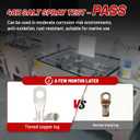 RED WOLF 20PCS 6 AWG-5/16 Marine Grade Wire Lugs, Tinned Copper Ring Terminal Connectors Ends W/3:1 Dual Wall Adhesive Heat Shrink Tubing, Heavy Duty Anti-Rust Battery Cable Ends