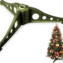Pangda Christmas Tree Stand Plastic Christmas Tree Legs Replacement Artificial Xmas Tree Base Artificial Tree Replacement Stand Plastic Base Stand Holder for Xmas Trees 0.75 in Diameter (Green)